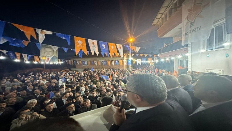 Ali Özkaya, Merkez, Dinar ve İhsaniye  ilçelerinde miting yaptı