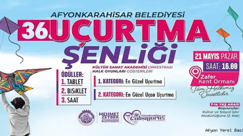 36. Uçurtma Şenliği başlıyor