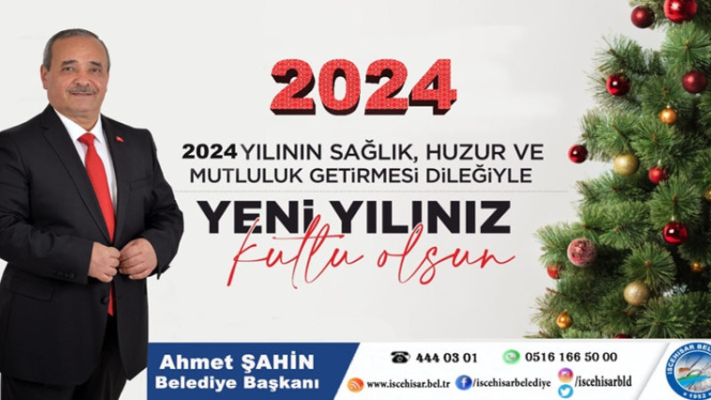 Ahmet Şahin, yeni yıl dolayısıyla bir mesaj yayımladı