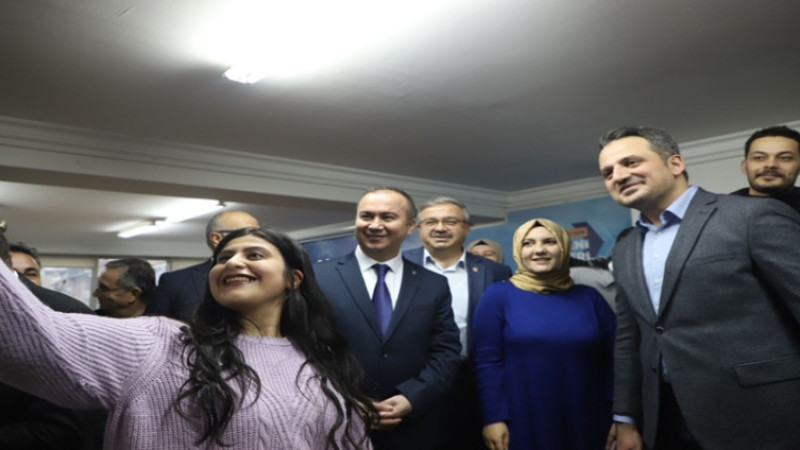 Enes Eminoğlu'ndan AK Parti İl Başkanlığına ziyaret