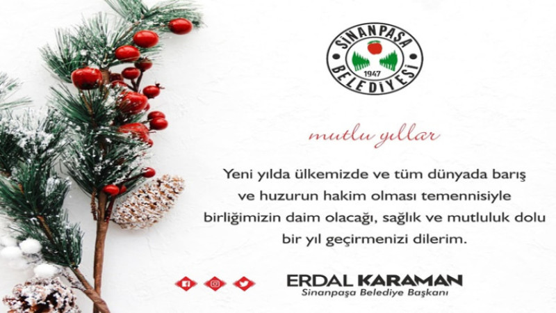 Erdal Karaman, yeni yıl dolayısıyla bir mesaj yayımladı