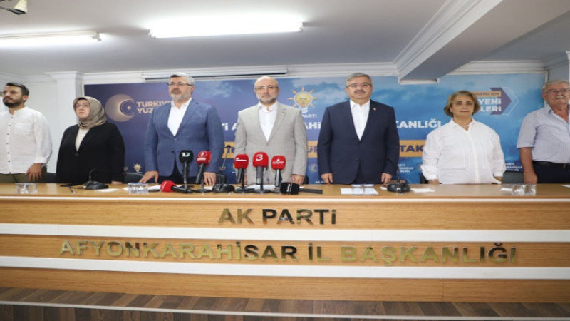 AK Parti'den 23. kuruluş yıldönümü dolayısıyla basın açıklaması