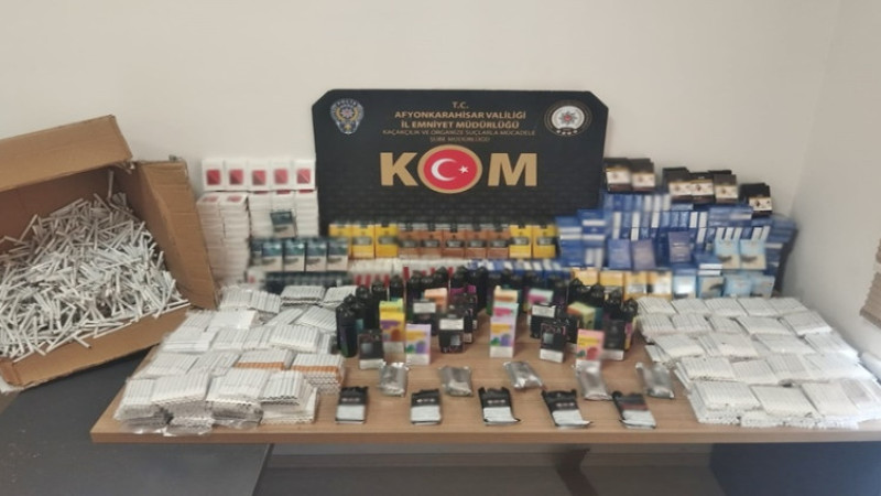 Emniyet Müdürlüğü tarafından kaçakçılık baskını yapıldı
