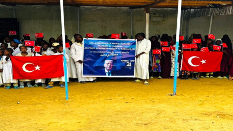 AK Parti Afyon, Afrika'da sevinç yaşattı