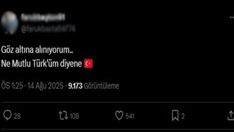 Emniyet, yanıltıcı paylaşım yapan şahsa yönelik bilgilendirme yaptı