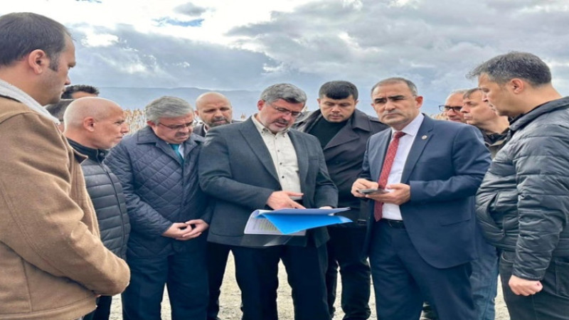 Hasan Arslan, kuraklığa karşı yapılan su çalışmalarını anlattı