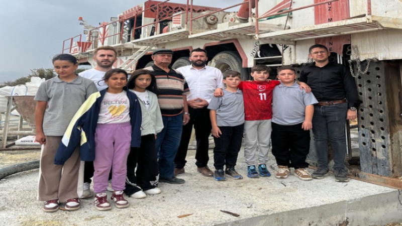 Akharım'da tarihi gün ! Jeotermal sıcak su sondaj çalışmaları başladı 