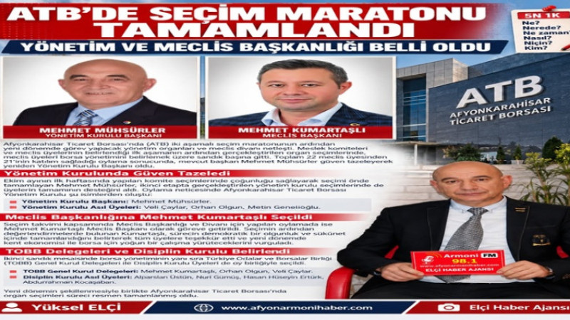 ATB'de Seçim Maratonu Tamamlandı