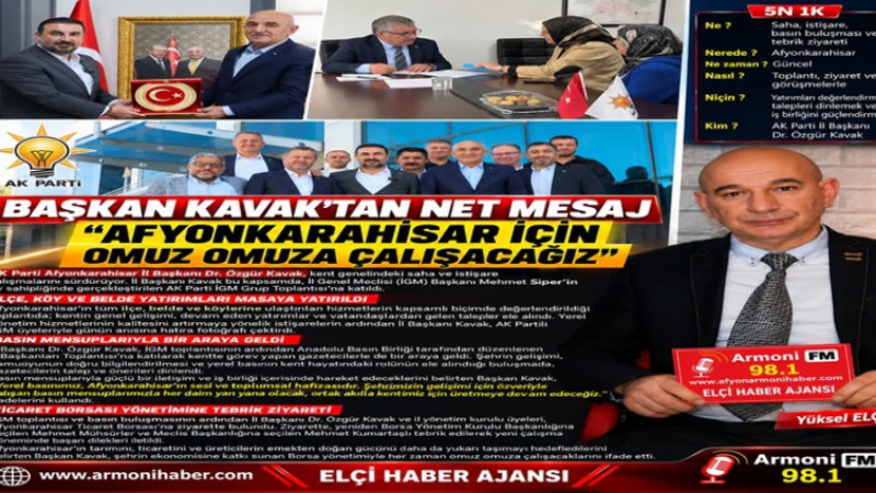 AK Parti İl Başkanı Kavak: 