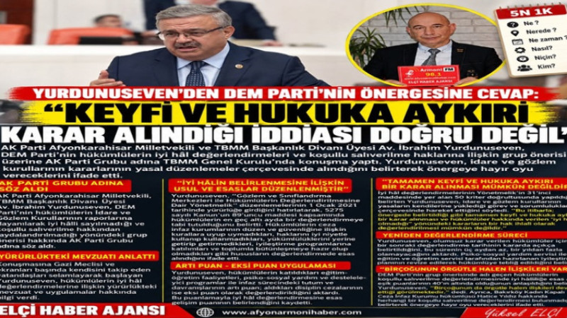 İbrahşm Yurdunuseven'den DEM Parti'ye Ret: İddialar Asılsız   