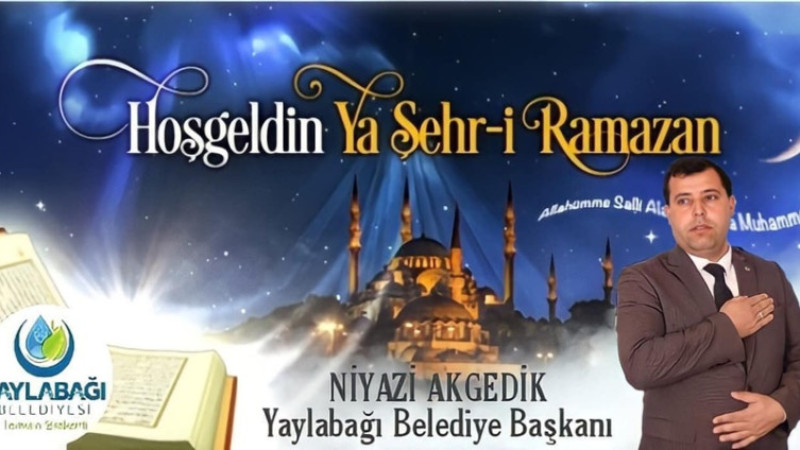 Niyazi Akgedik, Ramazan Ayı'nın gelişi dolayısıyla bir mesaj yayımladı