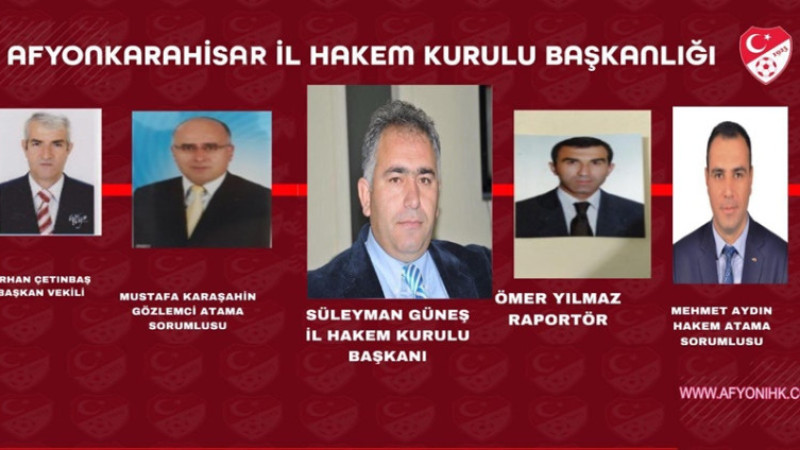 Süleyman Güneş, İl Hakem Kurulu Başkanlığına tekrar atandı