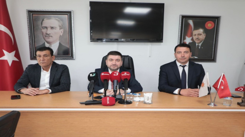 AK Parti İl Başkanlığı, haftalık basın toplantısı gerçekleştirildi