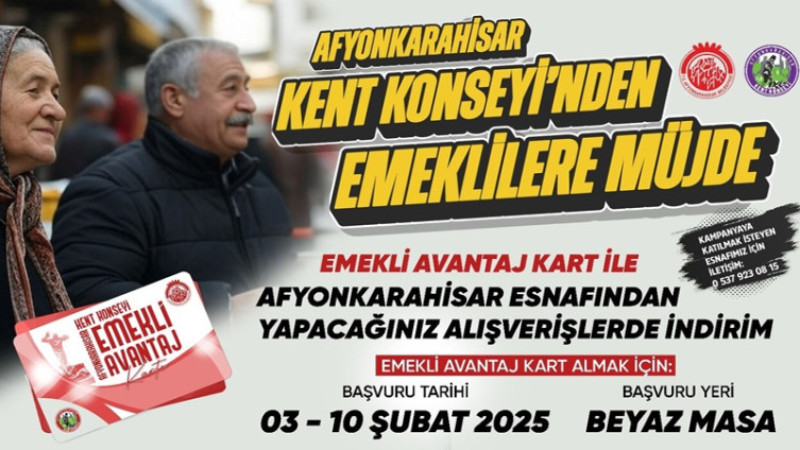 Kent Konseyi'nden emeklilere 