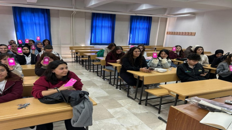 KADES uygulaması hakkında okulda bilgilendirmeler yapıldı