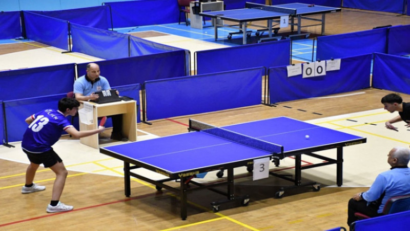 Afyon'da Okul Sporları Masa Tenisi Gençler Grup Müsabakaları sona erdi