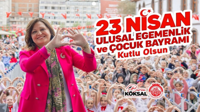 Burcu Köksal, 23 Nisan Çocuk Bayramı dolayısıyla bir mesaj yayımladı